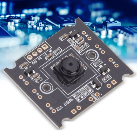 NFTIGB USB Camera Module Board OV3660 Chip Ultra Thin Lens 2048x1536 15fps 79 Degree FOV Mini Webcam with Cable for Computer Peripherals, Black