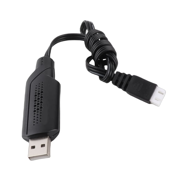 NFTIGB USB Charging Cable XH 3 Pin Plug 7.4V Li Ion Battery Charger for 18301 18302 18303 18304 Series 1:18 RC Cars Replacement Parts Fast Safe Charge Indicator Light Lightweight Portable Design