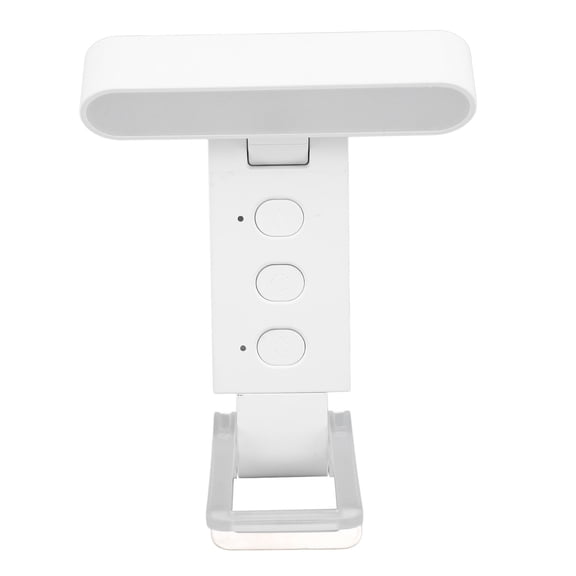 NFTIGB USB Rechargeable LED Clip-On Reading Book Light For Bed Dimmable 6 Brightness Levels 5 Colors 180 Degree Rotating Foldable Timer Travel Booklight For Readers Kids White 4.9 in / 12.4 cm