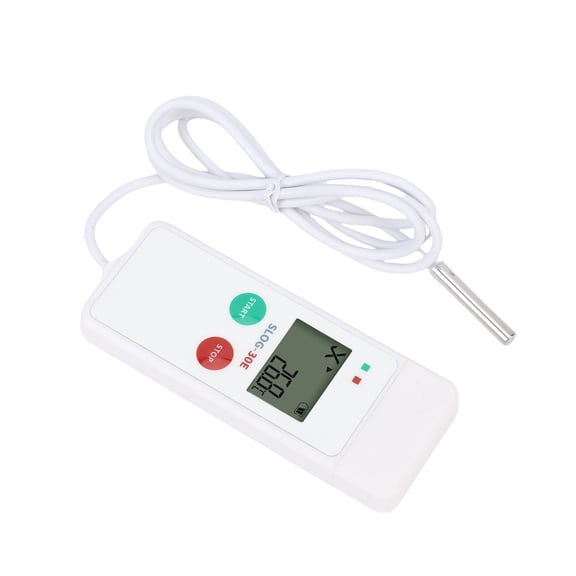 NFTIGB USB Temperature Data Logger Recorder LCD Display 35000 Capacity PDF External Probe, 4.02 inches / 10.2 cm