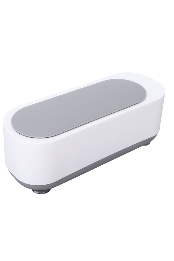 Ultrasonic Jewelry Cleaner Portable Deep Cleaning Machine for Home Use, Small Washing Tool for Glasses, Rings, Watches and Makeup Brushes, Battery Operated (7.5 inches / 19.05 cm)