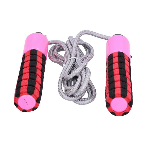 NFTIGB Unisex Adjustable Jump Rope with Electronic Counter, Sponge Grip, 104.3 inches / 265 cm, Red