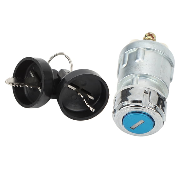 NFTIGB Universal 12V Ignition Key Switch Lock Cylinder with 2 Keys for Go Kart Motorcycle Tractor 3 Position (3.94 inches / 10 cm)