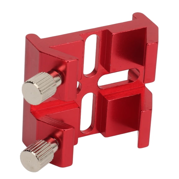 NFTIGB Universal Dovetail Base for Finder Scope Aluminium Alloy Optical Telescope Finderscope Mount Bracket Red 2 Count