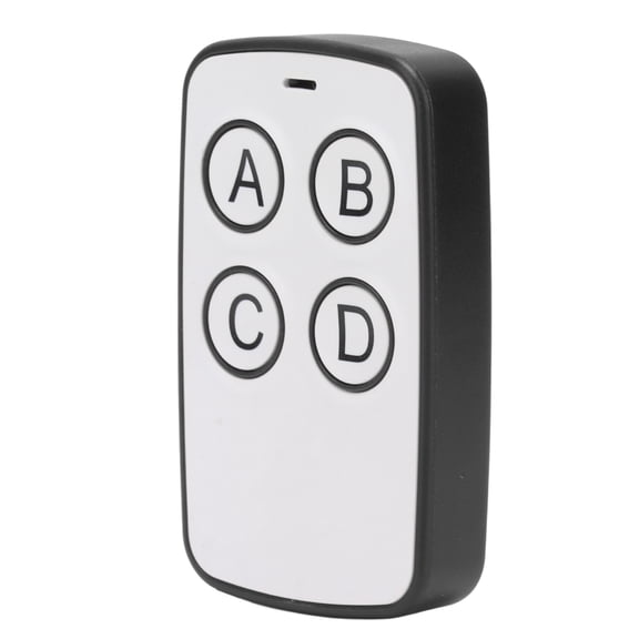NFTIGB Universal Garage Door Remote Control Cloning Key Fob, 4 Keys 315MHz Wireless Transmitter for Office and Home Gate Access, Black (1.49 inches / 37.8 mm)