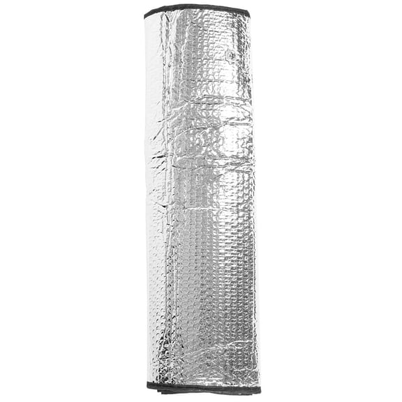 NFTIGB Universal Large Silver Car Windscreen Windshield Sun Shade Heat Reflective Visor for Automotive Front Rear Window, 51.18 x 23.62 inches / 130 x 60 cm