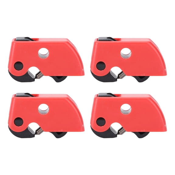 NFTIGB Universal Miniature Circuit Breaker Lockout Device Kit, 10 Pieces, 8mm / 0.31 inches Clamp, Industrial Safety LOTO Equipment for Power Plants and Maintenance