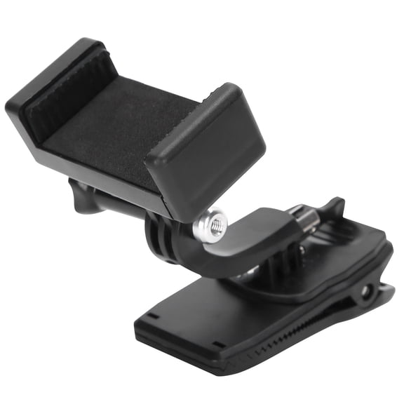 NFTIGB Universal Mobile Phone Backpack Fixed Bracket, 360 Degree Rotary Camera Clip Holder, Black (Fits 2.2-3.3 in / 5.5-8.5 cm)