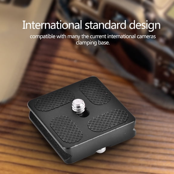 NFTIGB Universal Quick Release Plate with 1/4 inch Screw Mount for Arca-Swiss Tripod Ball Head SLR Camera (1.57 inches / 4 cm - PU40)