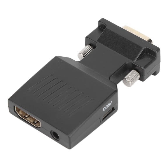 NFTIGB VGA Male to HDMI Female Adapter 1080P HD Audio Converter for Computer Laptop Projector TV High Speed Video Connector 10 Inches / 25.4 cm