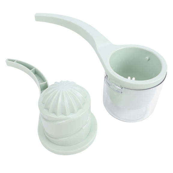 NFTIGB Vegetable Squeezer Compact Labor Saving Manual Rotary Fruit Squeezing Tool for Lemon Orange, Green (10.24 in / 26 cm)