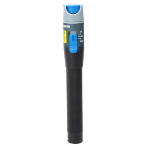NFTIGB Visual Fault Locator Optic Fiber Cable Tester Equipment 650nm 10Km Range 1.5V Output for SC ST FC Interface Universal Fitment Aluminum Alloy Body Lanyard Bag Included (6.89 in / 175 mm)