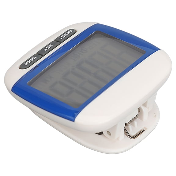 NFTIGB Walking Pedometer Large LCD Display Step Calorie Distance Counter with Clip for Seniors Adults Exercise Blue