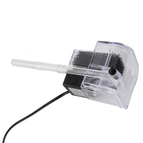 NFTIGB Wall Mounting Waterfall Aquarium Filter, Easy Installation Hanging Fish Tank Oxygen Pump Filter for Freshwater & Seawater Aquariums, No Oil Film, Small