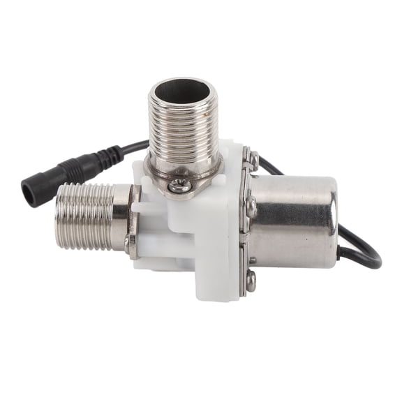 NFTIGB Water Pulse Solenoid Valve Plastic G1/2 DC 6V Electric Water Solenoid Valve for Automatic Control, Garden Drip Irrigation Valve Replacement Part, 5.51 inches / 14 cm
