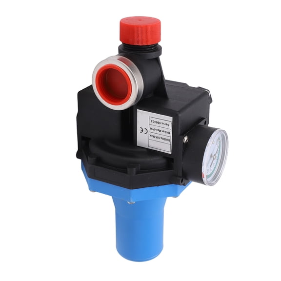 NFTIGB Water Pump Pressure Controller Waterproof Adjustment Control Switch with Single Way Valve 220V-240V (9.84 inches / 25 cm)