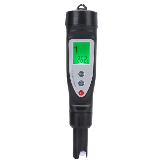 NFTIGB Waterproof Digital PH Meter Pen Portable Acidity Tester High Accuracy 0.00-14.00 Measurement Range Automatic Temperature Compensation Water Quality Detector For Laboratory Aquarium Pool