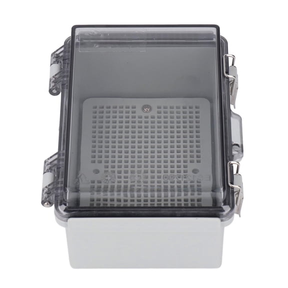 NFTIGB Waterproof Electrical Junction Box Transparent Cover IP67 ABS Plastic Connection Enclosure for Outdoor Satellite Power Supply 4.92 x 6.89 inches
