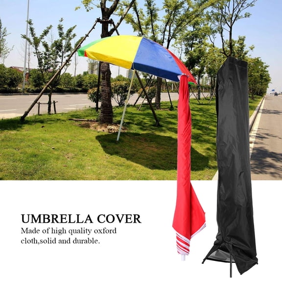 NFTIGB Waterproof Rustproof Outdoor Umbrella Cover Oxford Cloth Patio Table Protector (104.3 inches / 265 cm)