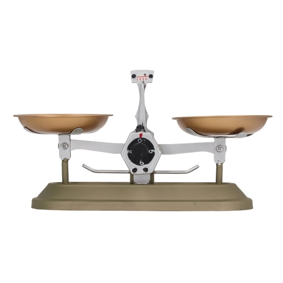 NFTIGB Weighing Scale Balance Decoration Decompression Vintage Justice Law Scale for Home Desktop Display Antique Iron Art Figurine, Dimensions 7.9 x 3.5 x 5.1 inches / 20 x 9 x 13 cm, Bronze