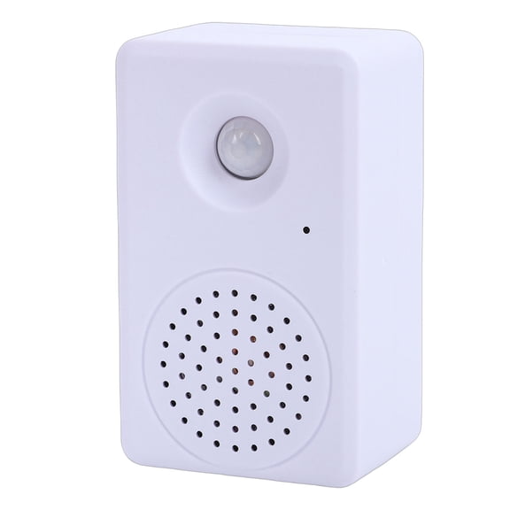 NFTIGB Welcome Doorbell PIR Motion Sensor Activated Voice Reminder Recordable Entrance Buzzer with 3 Volume Levels (3.94 inches / 10 cm)