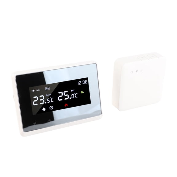 NFTIGB WiFi Smart Thermostat Remote Control Wall Mounted Temp Controller Home Boiler Heating 230V