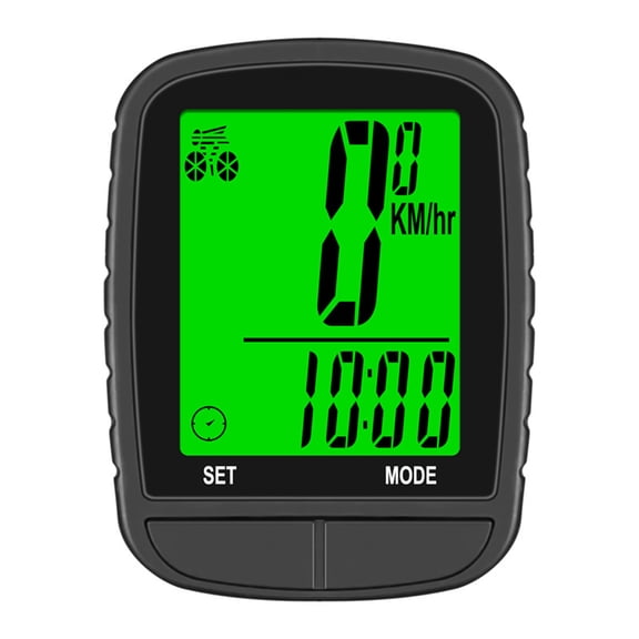 NFTIGB Wired Bicycle Computer with 24 Professional Functions Auto Sleep Wake Up & Backlight Speedometer Odometer for Cycling tracking (1.77 x 1.57 x 0.59 inches / 4.5 x 4.0 x 1.5 cm)