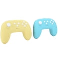 thumbnail image 1 of NFTIGB Wireless Bluetooth Gamepad for Switch Pro and NS Lite Mini Grip Handle Double Vibration Motion Control Video Game Controller (Green & Yellow, 7.48 in / 19 cm), 1 of 9