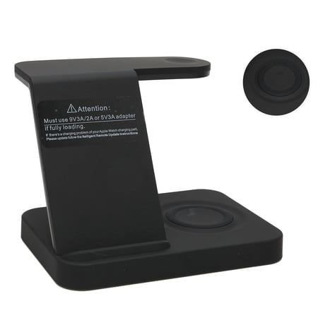 NFTIGB Wireless Charger Stand 3 in 1 Fast Charging Station Dock for Mobile Phone, Watch, Earphone[cite: 1], 15W Max Output, Type-C Interface, Overcurrent Protection, Multi-Device Power Pad