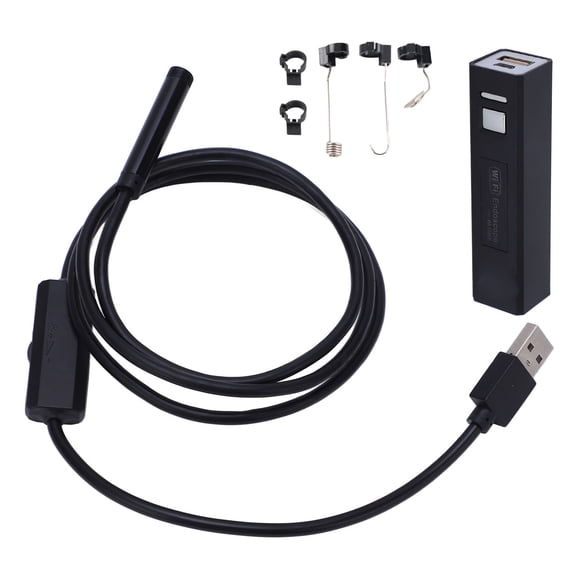 NFTIGB Wireless Endoscope Phone WiFi Borescope Inspection Camera HD IP68 8mm with Light 16.4ft/5m