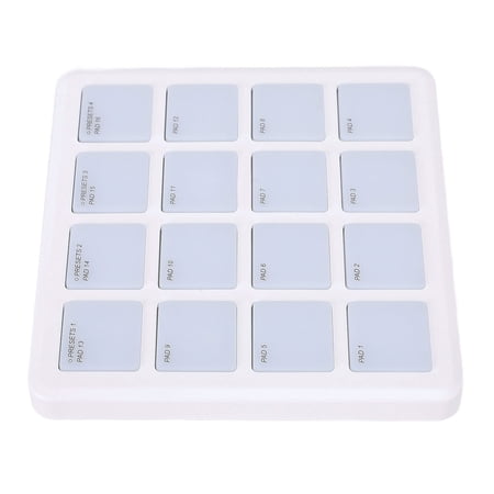 NFTIGB Wireless MIDI Controller Pad RGB Backlight Portable USB C MIDI Strike Pad for Arranger