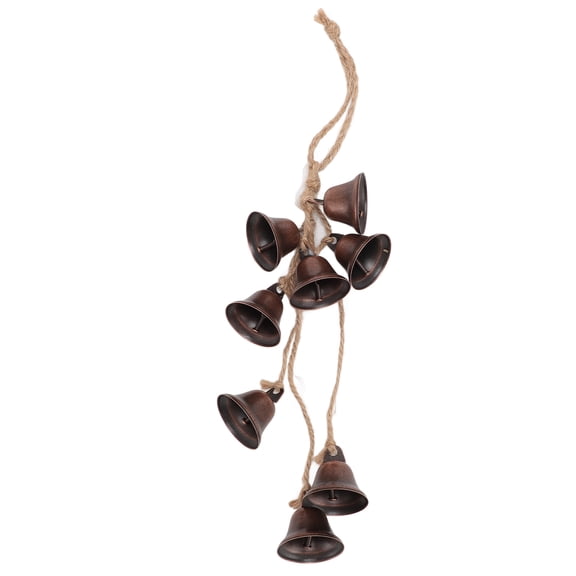 NFTIGB Witch Bells Door Knob Witchcraft Decorative Hanging Bell Home Room Decor Supplies Dark Copper Plating, 5.12 inches / 13 cm