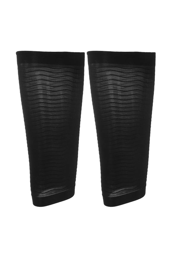 Women Thigh Sleeve Slimming Wraps Compression Shaper Black 15.7-19.7 inches / 40-50 cm. Work on muscles, tighten inner thighs, shape long leg and beautiful buttock curve for you.
