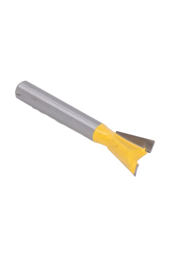 Woodworking Dovetail Router Bit 1/4 inch / 6.35 mm Shank Tungsten Steel Alloy Trimming Tool