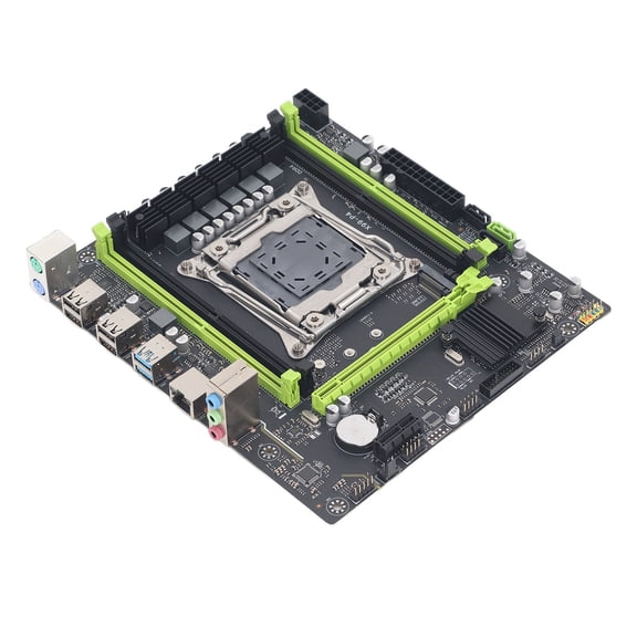 NFTIGB X99 P4 Computer Motherboard LGA2011 CPU Support 4 DDR4 Slots USB 3.0 SATA PCIE M.2 Gaming Mainboard Gigabit LAN Desktop PC Upgrades (10.24 inches / 26 cm Length) High Performance Board