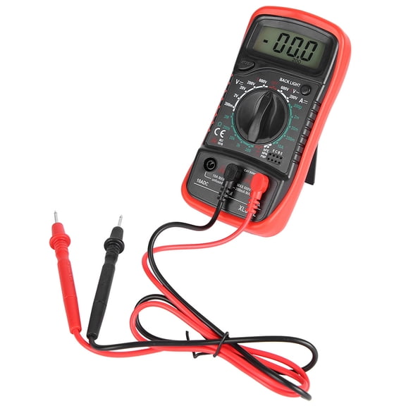 NFTIGB XL830L Handheld LCD Digital Multimeter Voltmeter Ammeter Tester Red (5.51 inches / 14 cm)