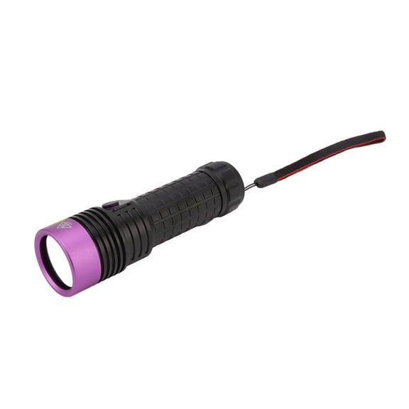 NFTIGB Y40 Purple Light Flashlight High Power LED 365NM UV Torch Light For Oil Contamination Detection Jewelry Identification, Pet Urine Stain Detection, 5.5 inches / 14 cm, Black