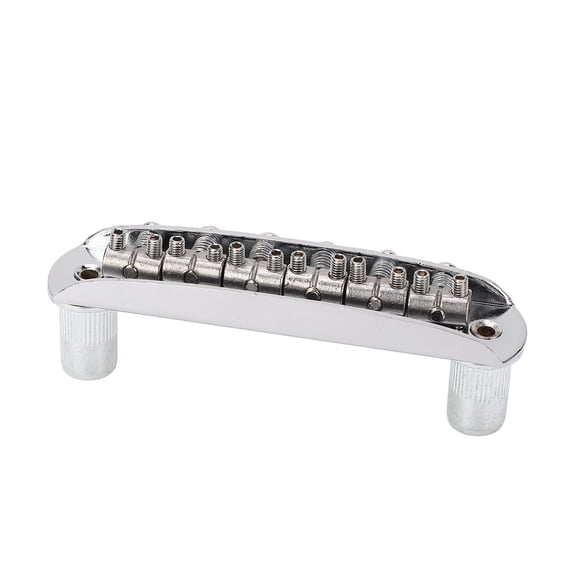 NFTIGB Zinc Alloy Top Load Adjustable Saddle Tremolo Guitar Bridge Replacement for Jazzmaster, Mustang, Jaguar 6 String Guitars, Heavy-Duty Hardware Upgrade (73mm Pole Spacing / 2.87 inches)