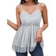 thumbnail image 1 of Nlife Women Sexy V Neck Sparkle Shimmer Dressy Glitter Cami Tank Top, 1 of 9