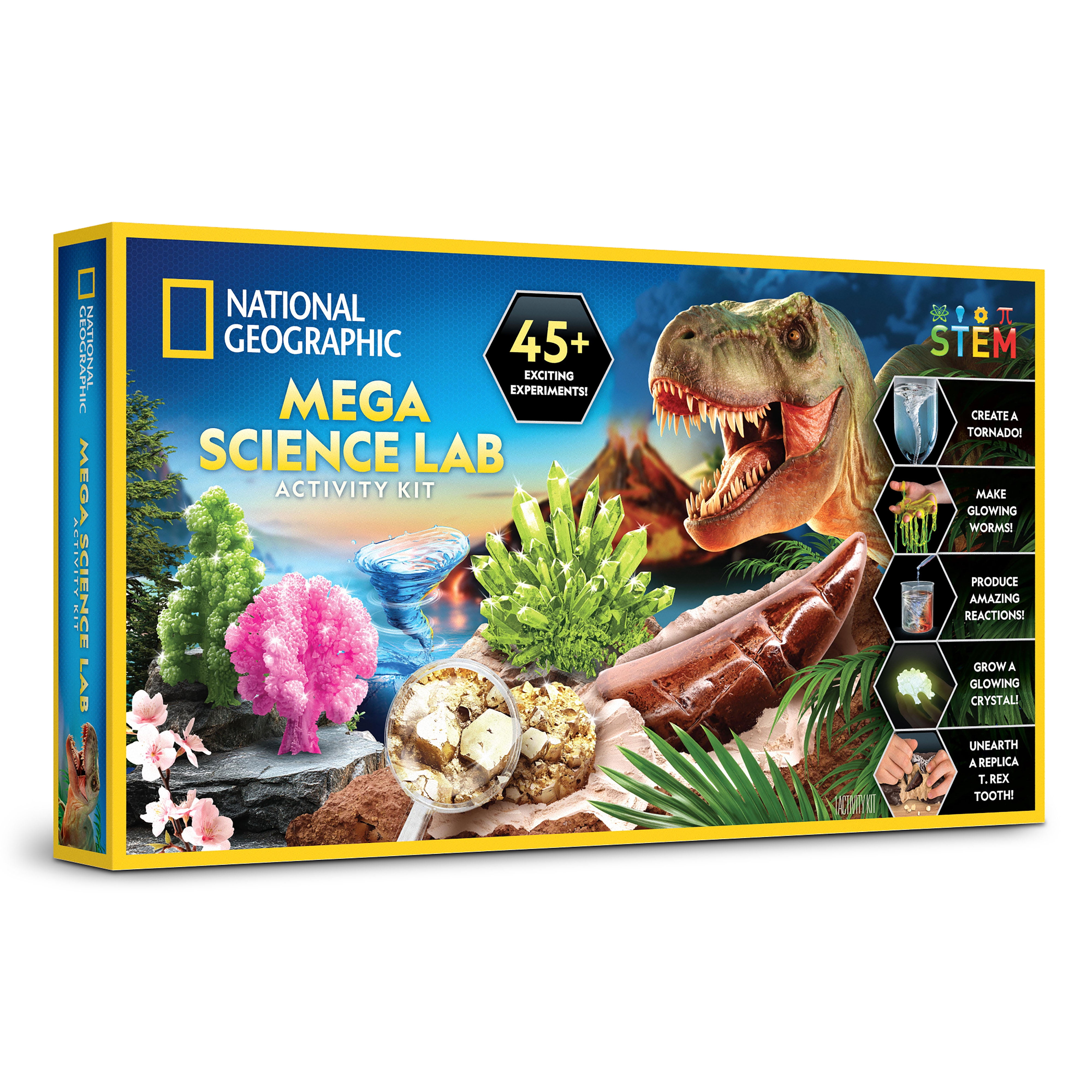 National Geographic Mega Science Lab Kit for Kids Ages 8+ with 45+ STEM Experiments
