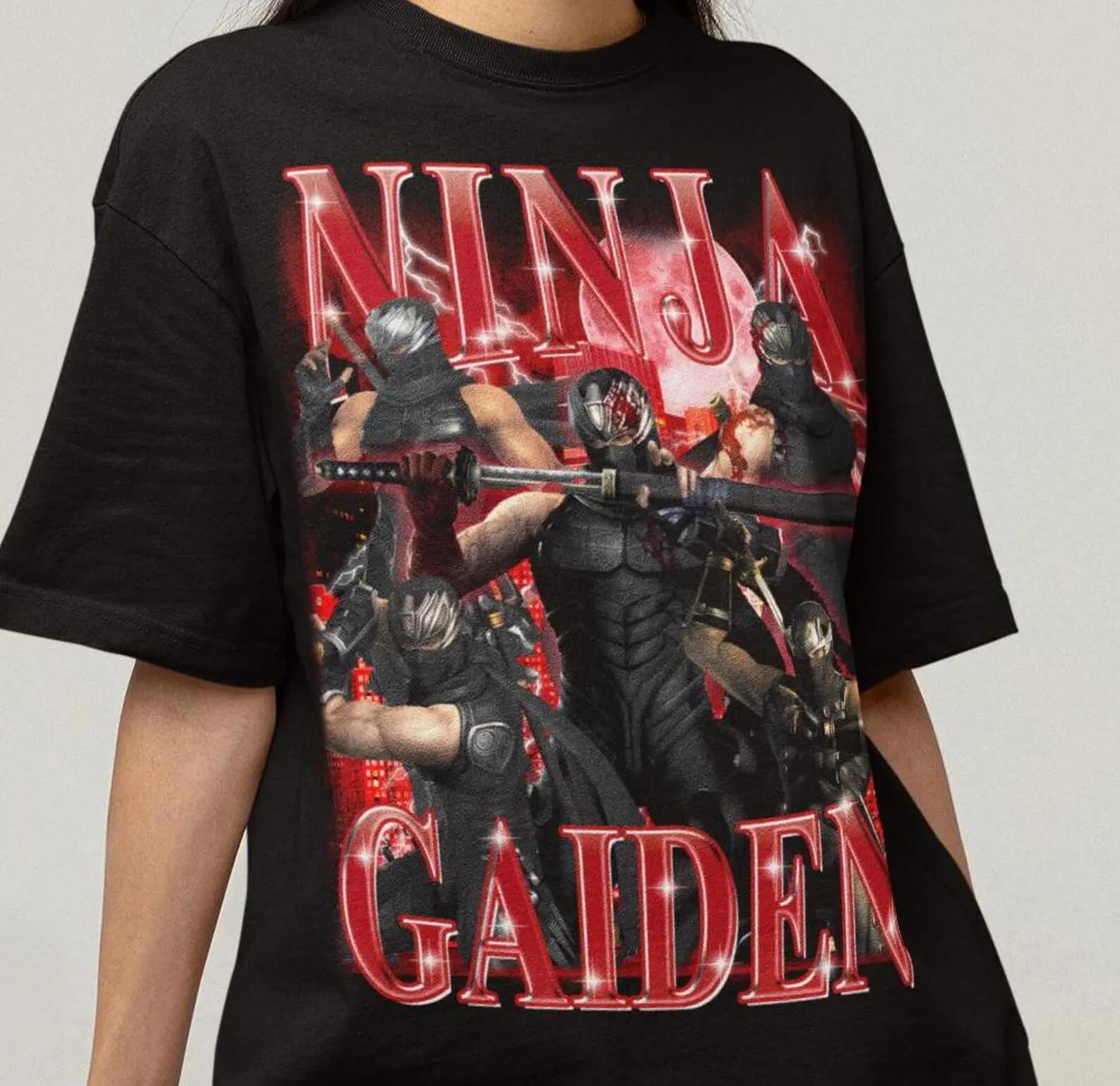 NG Shadow Ninja Warrior Shirt, Shinobi Aesthetic, Stealth Assassin ...