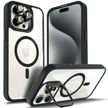 NGB SUPREMACY For iPhone 13 Pro Max Case Built-In Camera Guard Kickstand Lens Protector Wireless Charging MagSafe/Qi Magnetic Car Mount Apple iPhone 13 Pro Max Phone Case Cover