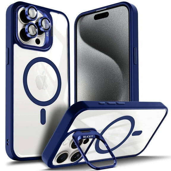 NGB SUPREMACY For iPhone 13 Pro Max Case Built-In Camera Guard Kickstand Lens Protector Wireless Charging MagSafe/Qi Magnetic Car Mount Apple iPhone 13 Pro Max Phone Case Cover