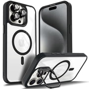 NGB SUPREMACY For iPhone 14 Pro Max Phone Case Built-In Camera Guard Kickstand Fast Wireless Charging MagSafe/Qi Strong Magnetic Car Mount Apple iPhone 14 Pro Max Case Cover