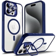 NGB SUPREMACY For iPhone 14 Pro Max Phone Case Built-In Camera Guard Kickstand Fast Wireless Charging MagSafe/Qi Strong Magnetic Car Mount Apple iPhone 14 Pro Max Case Cover
