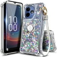 thumbnail image 1 of NGB SUPREMACY For Boost Celero5G 2024 Phone Case Screen Protector Ring Holder Wrist Strap Lanyard Women’s Cute Glitter Liquid Celero 5G 2024 Phone Cover, 1 of 6