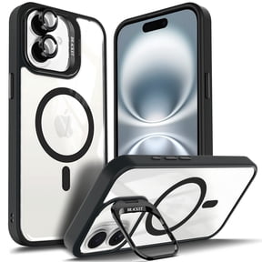 NGB SUPREMACY For iPhone 11 Case Built-In Camera Guard Kickstand Lens Protector Wireless Charging MagSafe/Qi Magnetic Car Mount Apple iPhone 11 Phone Case Cover
