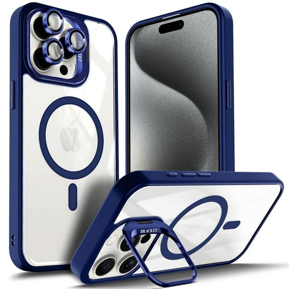 NGB SUPREMACY For iPhone 12 / 12 Pro Case Built-In Camera Guard Kickstand Lens Protector Wireless Charging MagSafe/Qi Magnetic Car Mount Apple iPhone 12 / 12 Pro Phone Case Cover