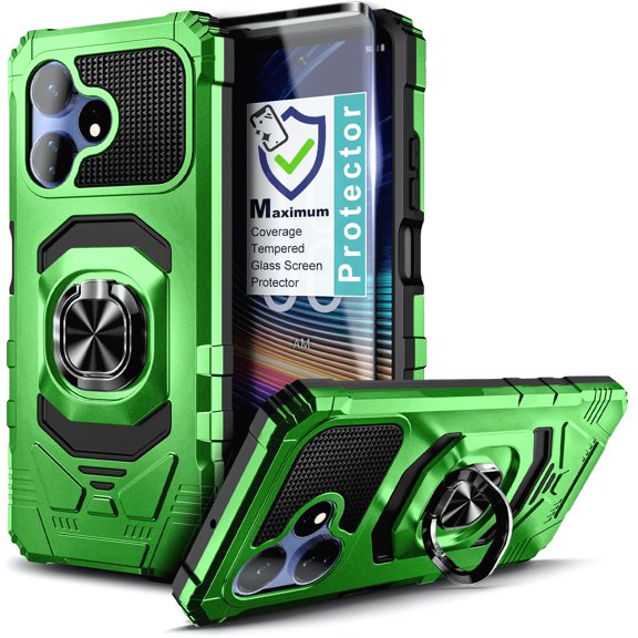 NGB SUPREMACY For Boost Mobile Celero5G+ Plus 2024 Phone Case Celero 5G+ PLUS Phone Case Screen Protector Magnetic Car Mount Boost Celero5G+ Plus 24 Case Celero+ Plus 5G 2024 Case