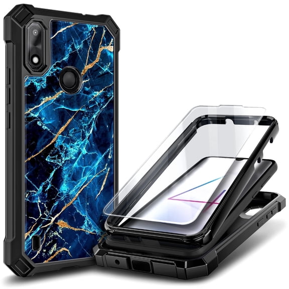 NGB SUPREMACY For Gabb Phone 4 Phone Case Tempered Glass Screen Protector Full-Body Protective Shockproof Bumper Gabb Phone 4 Case Cover